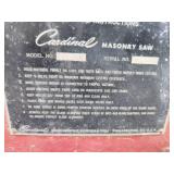 Cardinal M150A Masonry Saw with Electric Motor