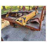 Heavy-Duty Industrial Cart with Casters and Scrap Metal Parts
