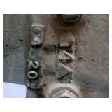 Vintage Flathead Inline Engine Block with Head T-B3 CWC Marked