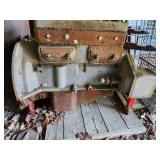 Vintage Flathead Inline Engine Block with Head T-B3 CWC Marked