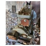 Vintage Flathead Inline Engine Block with Head T-B3 CWC Marked