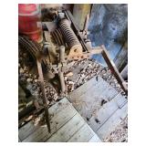 Vintage Two-Bottom Moldboard Plow Attachment with Spring Trip Mechanism