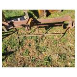 Vintage Iron Plow Attachment for Tractor
