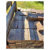 Pallet of Used Red Brick Pavers