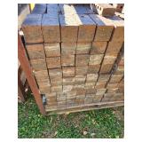 Pallet of Used Red Brick Pavers