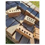 Pallet of Used Red Brick Pavers
