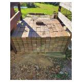Pallet of Used Red MBC Bricks