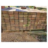 Pallet of Used Red MBC Bricks