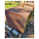 Heavy-Duty Metal Storage Chest with Contents