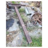 Heavy Duty Steel Beam with Casters for Material Handling
