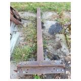 Heavy Duty Steel Beam with Casters for Material Handling