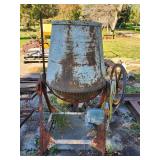 Master Industrial Electric Concrete Mixer with Barrel Drum