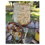 Master Industrial Electric Concrete Mixer with Barrel Drum