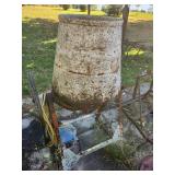 Master Industrial Electric Concrete Mixer with Barrel Drum