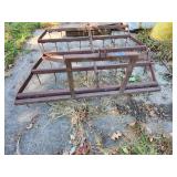 Vintage Steel Field Harrow Attachment
