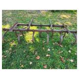 Antique 2-Point Spring Tooth Cultivator Farm Implement