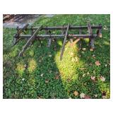 Antique 2-Point Spring Tooth Cultivator Farm Implement