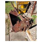 Vintage Pull Type Tractor Bucket Attachment