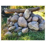 Large Collection of Fieldstone boulder