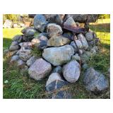 Large Collection of Fieldstone boulder