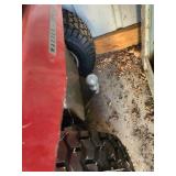 Massey Ferguson 7 Electric Start Riding Lawn Mower with Extra Wheel
