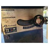 Lot of Table saws, power tools and work bench cabinet