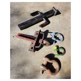 Group of Heavy Duty Shackles and Hitch Attachments