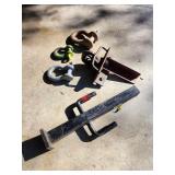 Group of Heavy Duty Shackles and Hitch Attachments