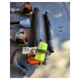 Stihl Outdoor Power Equipment Lot - Blower, Chainsaw, Trimmers, Hedge Trimmer & Accessories