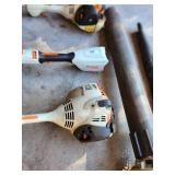 Stihl Outdoor Power Equipment Lot - Blower, Chainsaw, Trimmers, Hedge Trimmer & Accessories