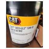 Automotive Fluids Lot: CAT DEO-ULS 10W-30 Oil, Mobil Delvac 1300 Super 15W-40, NAPA ATF, Gold Oil Filter