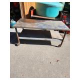 Heavy Duty stainless Steel Utility Table on Casters with Lower Shelf