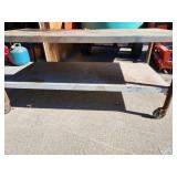 Heavy Duty stainless Steel Utility Table on Casters with Lower Shelf