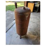 Large Vintage Industrial Air Compressor Tank