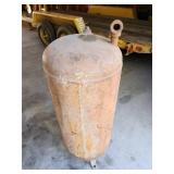 Large Vintage Industrial Air Compressor Tank