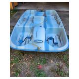 Pelican Rainbow 4-Person Pedal Boat with Rudder and Pedals