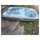 Pelican Rainbow 4-Person Pedal Boat with Rudder and Pedals