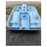 Pelican Rainbow 4-Person Pedal Boat with Rudder and Pedals