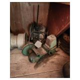 Collection of Vintage Small Engines and Mechanical Parts