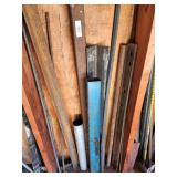 Large Assortment of Scrap Metal Tubing, Rods, and Flat Bar
