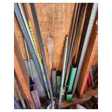 Large Assortment of Scrap Metal Tubing, Rods, and Flat Bar