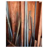 Large Assortment of Scrap Metal Tubing, Rods, and Flat Bar