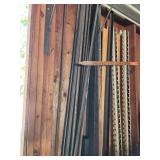 Large Assortment of Scrap Metal Tubing, Rods, and Flat Bar