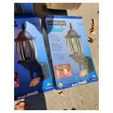 Set of 3 Heath Zenith Motion Sensing Cast Aluminum Lanterns