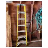 Keller 7 ft Type I Fiberglass Step Ladder, 250 lb Capacity