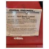 Central Pneumatic Steel Blaster Cabinet Floor Model #39170