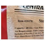Central Pneumatic Steel Blaster Cabinet Floor Model #39170
