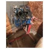 Unknown Engine Block on Heavy Duty 750 lb Engine Stand