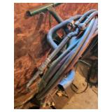 Oxygen Acetylene Torch Set with Cart, Hoses, and Regulators