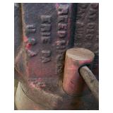Reed Pipe Vise on Heavy Metal Stand with Anvil Sides